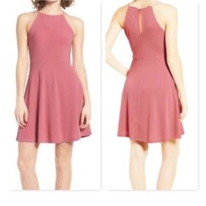 NWOT Lush Ava Skater Dress